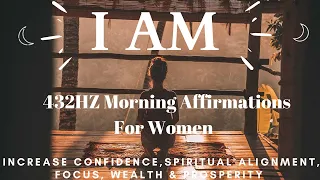 ☀️I AM Morning Affirmations in Woman's Voice ||POWERFUL Guided Meditation 432Hz Healing Frequency ☀️