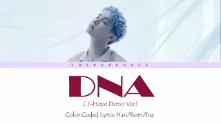 BTS (방탄소년단) - DNA (Demo Ver) || Color Coded Lyrics Han/Rom/Ina