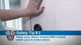 Police Safety Tips: Kids Home Alone