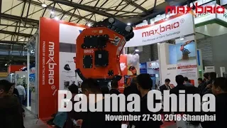 Highlights from MAXBRIO DAEDONG Exhibit at bauma China 2018