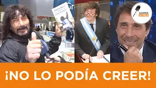 ESTO QUE PASÓ ENTRE FEINMANN Y UN VOTANTE DE MILEI EN LA FERIA DEL LIBRO FUE INCREÍBLE: "Te regalo"