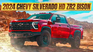 Chevy jumps into the HD off-road game in the 2024 Silverado 2500HD ZR2 Bison!