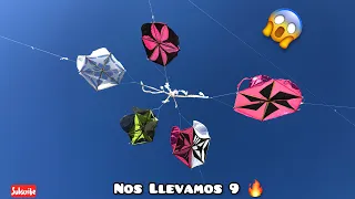 Nos Llevamos 9 🔥 Chichigua Lajiando Volando Chichigua 😱 Haciendo Guiso Papalote O Cometa SportKite