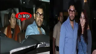 Aamir Khan Catches Up With Daughter Ira and Ex Wife Reena Dutta Over Dinner| See Pics