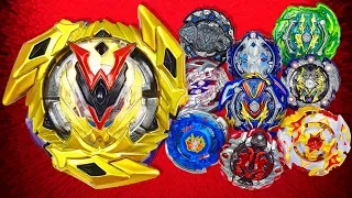 Beyblade Burst. Золотой модифицированный волчок Бейблэйд Берст Winning Valkyrie. На что он способен?