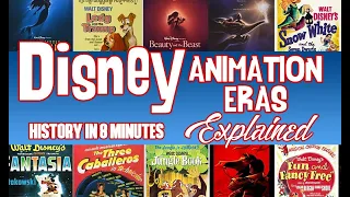 Disney Film Animation Eras Explained | History in 8 Minutes