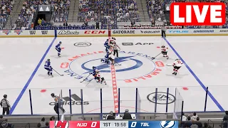 NHL LIVE🔴 New Jersey Devils vs Tampa Bay Lightning - 27th January 2022 | NHL Full Match NHL 23