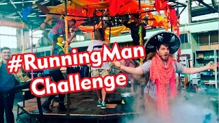 Running Man Challenge with 20L of LIQUID NITROGEN RUSSIAN Style  [ArtNauka]