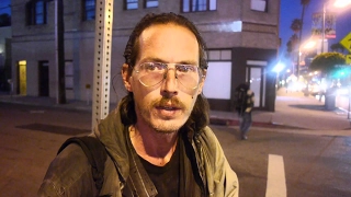 Homeless man talks openly about being addicted to heroin. We have an opioid crisis in America.