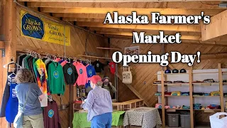 Alaska Farmer's Market Opening Day, Fairbanks Tanana Valley Farmer's Market