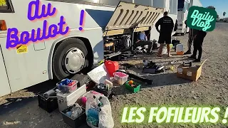 DVLOG  du  23 /1 .  Au boulot les gars ! On restaure le webasto   . FAMILLE NOMADE EN CAR AMéNAGé.,