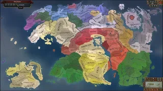 Europa Universalis 4 AI Timelapse - Elder Scrolls Universalis Mod 2-2500