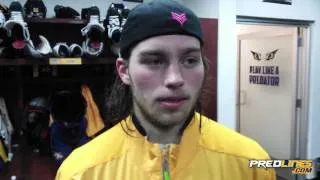 Predlines: Calle Jarnkrok Discusses his Predators home debut