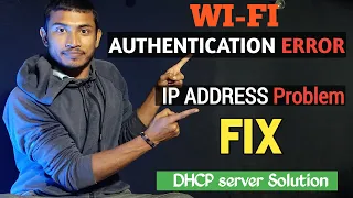🔴 How to Fix WI-FI Authentication Error | Fix Obtain IP Address problem |