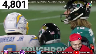Los Angeles Chargers vs. Jacksonville Jaguars | 2022 Super Wild Card Weekend Game (reaction)