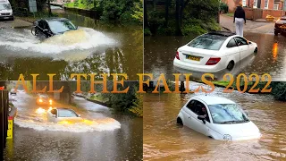 Car Floundering: Epic Fails in Floods! Rufford Ford