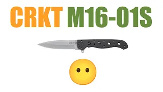 CRKT M16-01S - Couteau Marketing ! Présentation et comparatif