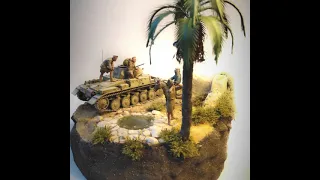 PzKpfw. II Ausf F Dragon 1/35 North Africa 1943 diorama