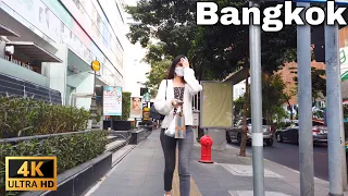 [4K] Bangkok,Thailand 🇹🇭 Walk around BTS Asoke to BTS Phrom Phong Sukhumvit ,City walk