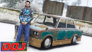 Russian Gopnik Meets Sandy Shores | GTA 5 Roleplay | DOJ #171