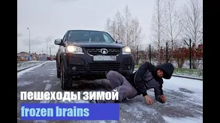 Пешеходы зимой. (frozen brains?)