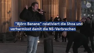 Shoa-Relativierung und Drohungen gegen Funktionsträger  am Brandenburger Tor