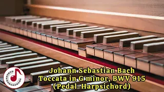 Johann Sebastian Bach Toccata in G minor, BWV 915 (Pedal-Harpsichord) @ClassicalAwesome #bach