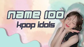 [KPOP GAME] NAME 100 KPOP IDOLS #2