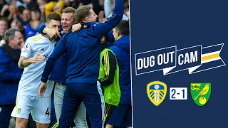 Jesse Marsch goes wild after last-minute winner! Dugout Cam | Leeds United 2-1 Norwich City