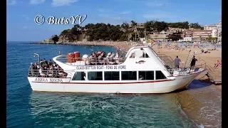 Морская прогулка вдоль побережья Коста Брава (Испания). Sea cruise along Costa Brava (Spain)