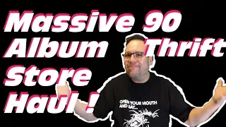 Massive 90 Album Thrift Store Haul !
