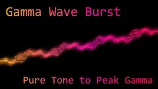Gamma Wave Burst | Rising Frequency Binaural Beat | Enhance Focus & Alertness