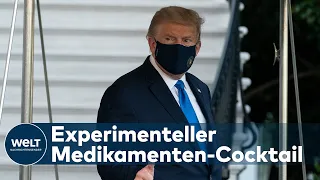 SORGE UM CORONA-TRUMP: US-Präsident zur Sicherheit im Militärklinik mit REMDSIVIR behandelt