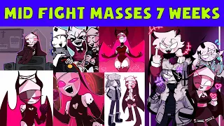 Friday Night Funkin Mid Fight Masses Deluxe Edition ALL WEEKS + CUTSCENES [FNF MOD/HARD]