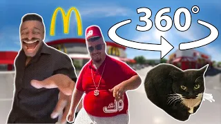 Maxwell The Cat/Skibidi Dance in 360 VR in McDonalds / 360 Video