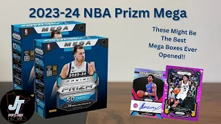 Monster Hits!! - 2023-24 NBA Panini Prizm Mega Box - 2x Mega Review - New Release!!