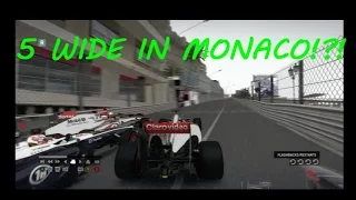 F1 2013: Crazy AI. 5 WIDE IN MONACO???!?!