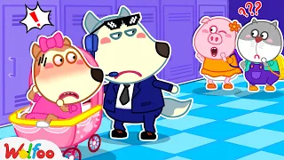 Oh No! Lucy Turns into A Baby Protected at School - Funny Stories for Kids 🤩 Wolfoo Kids Cartoon