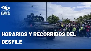 Ultiman detalles para el desfile del 20 de julio en Bogotá y San Andrés