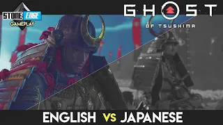 Ghost of Tsushima - English VS Japanese [Kurosawa] COMPARISON | Graphics & Audio - OPENING SEQUENCE