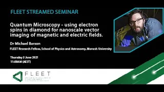 Quantum Microscopy. Electron spin in diamond to perform nanoscale vector images of mag, elec fields.