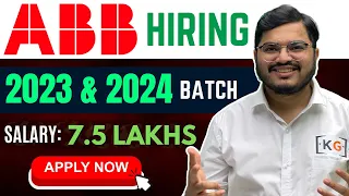 ABB Hiring 2024 and 2023 Batch | ABB Off Campus Hiring for 2024 and 2023 Batch | IT Job for Freshers