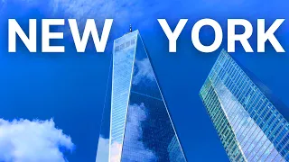 4K | Walking NYC - World Trade Center 9/11 Memorial  & Tribeca (Narrated) USA