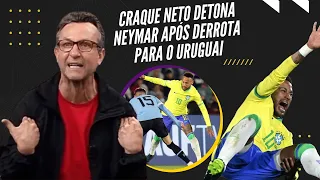 Craque Neto detona Neymar após derrota para o Uruguai: "Ele Não é o rei"