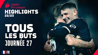 TOUS LES BUTS ⚽🔥 Jupiler Pro League Highlights GD27