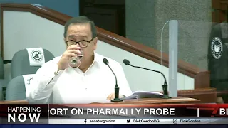 Senator Gordon Privilege Speech on Blue Ribbon Committee Report on Pharmally Investigation