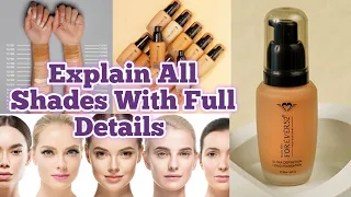 DAILY LIFE FOREVER 52 FOUNDATION All SHADES GUIDE||HOW TO CHOOSE PERFECT SHADE FOREVER 52 FOUNDATION