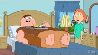 Peter can't leave the bed