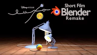 Luxo Jr. Blender Remake- Pixar 30th Anniversary Video