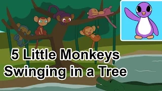 5 Little Monkeys Swinging in a Tree (Poem) - Bright New Day Productions